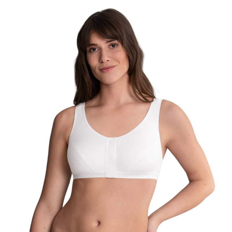 Reggiseno Isra da protesi aperto davanti bianco