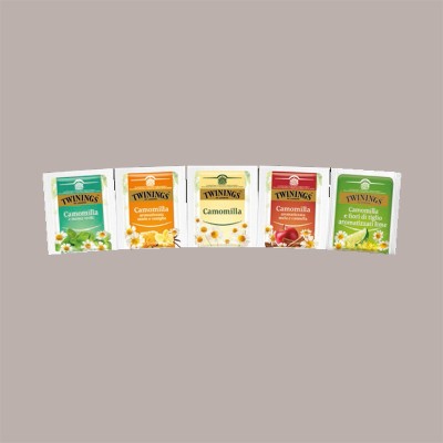 20 Pz Filtri Infusi Camomilla Collection 5 Gusti Diversi TWININGS [2168fc80]