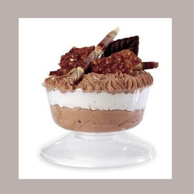 50 Pz Coppa Stefania Media Cristallo Dessert Gelato da 180 cc [8594ecde]