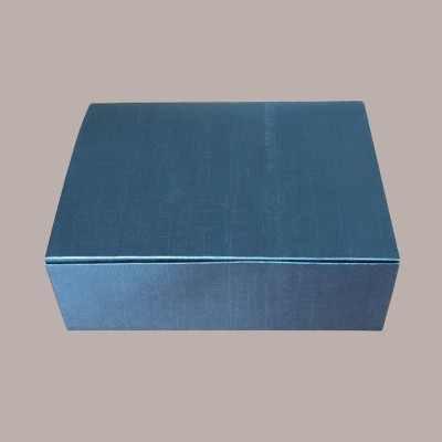 10 Pz Scatola Carta Chiusa Box Asporto SETA NERO 250x200H80 [516bf3c2]