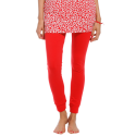 Pigiama con leggings cuori rossi Rebelle