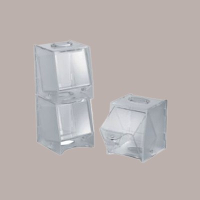 3 Pz Contenitori Impilabili Porta Granelle Plexiglass 115x133H435mm [32c5080a]