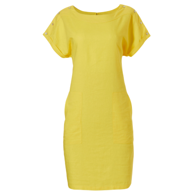 Abito in lino giallo Pastunette Beach