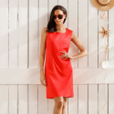 Abito in lino rosso Pastunette Beach