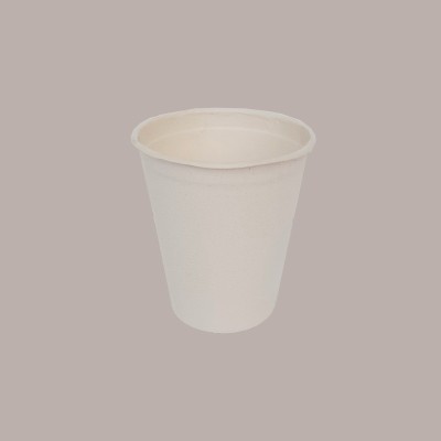 50 Pz Bicchiere Biodegradabile Eco Polpa Cellulosa 260cc [a2bcd66b]