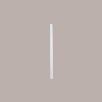 250 Pz Cannuccia Carta BIO Bianca Corta Dritta Dm7mm H150mm [3c0559ea]