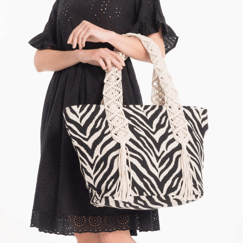 Borsa mare zebrata by Iconìque