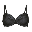 Reggiseno Rosemary nero Rosa Faia