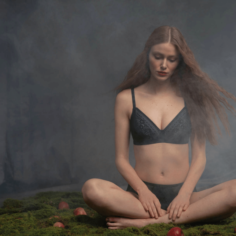 Reggiseno Rosmery senza ferretto Rosa Faia