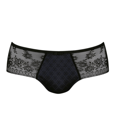 Slip in pizzo Rosemary nero Rosa Faia