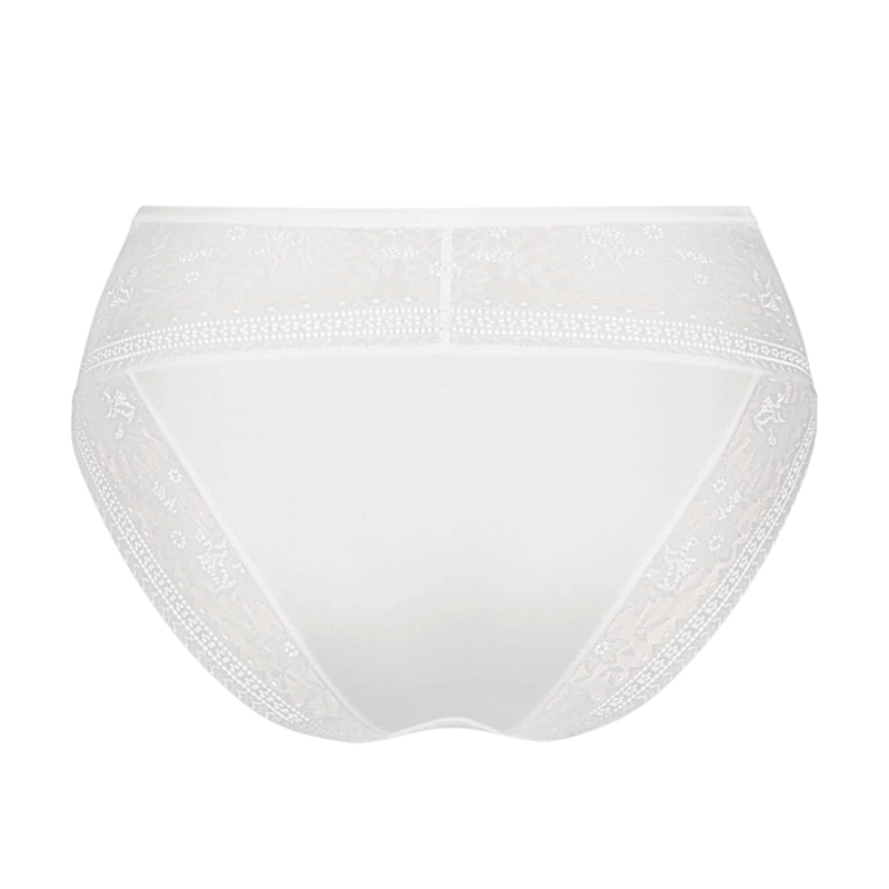 Slip alto in pizzo bianco Rosemary Rosa Faia