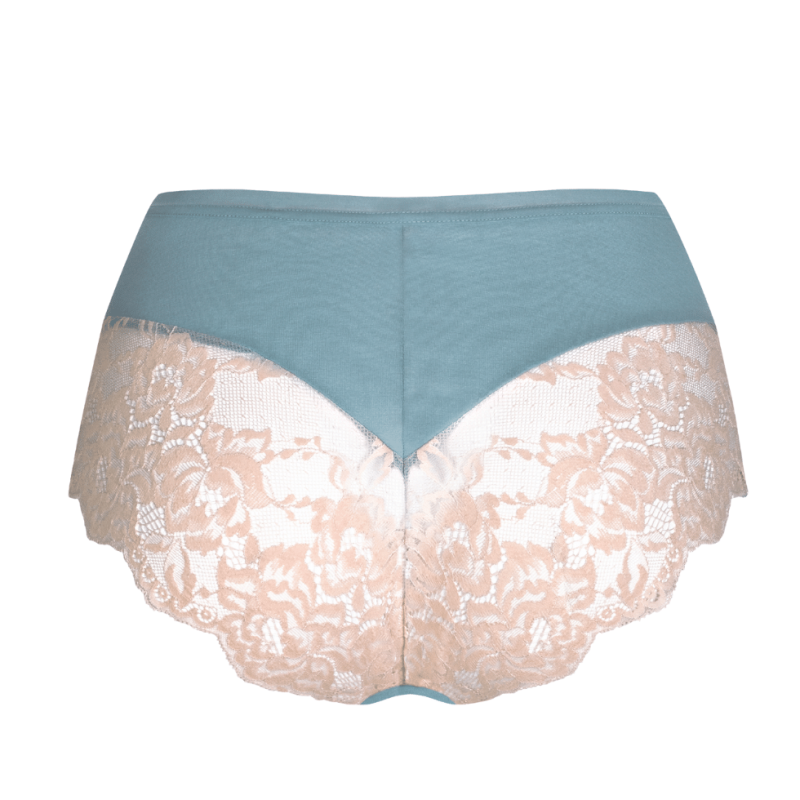 Slip in cotone e pizzo serie Organic Cotton Mey Woman