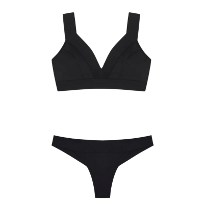 Bikini a triangolo scollato Naomy Pain de Sucre