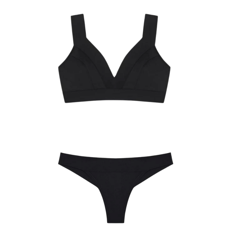Bikini a triangolo scollato Naomy Pain de Sucre