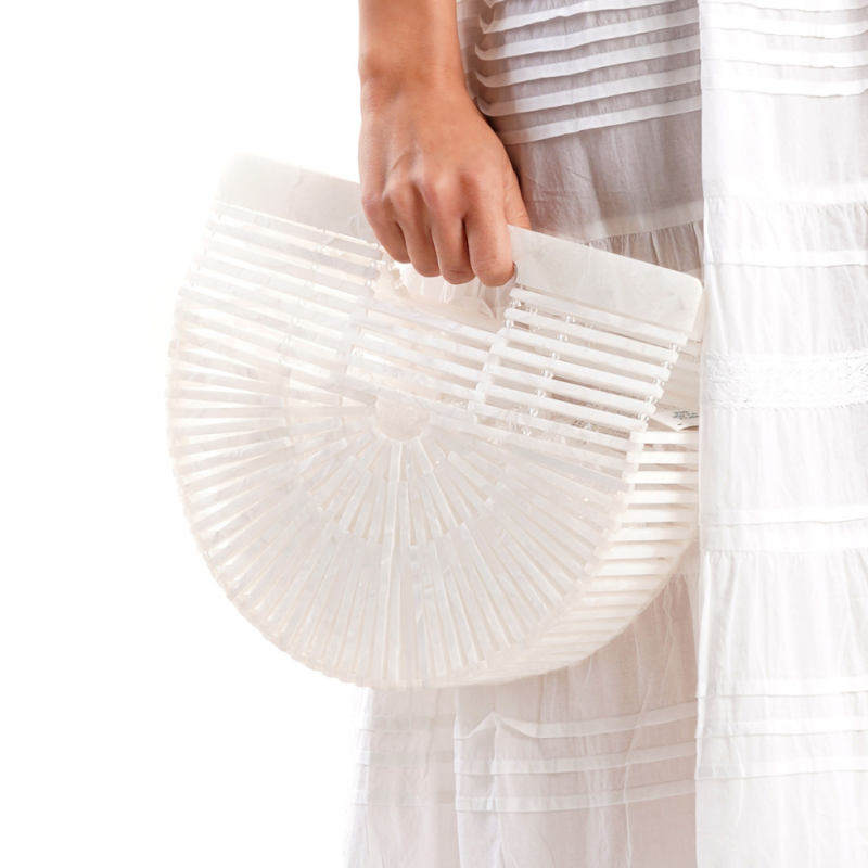 Borsa a mano effetto Madreperla Iconìque