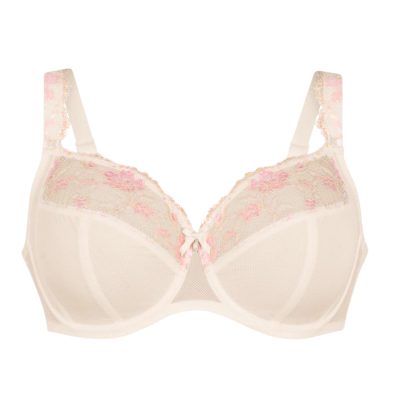 Reggiseno soft Colette speciale coppe grandi Rosa Faia