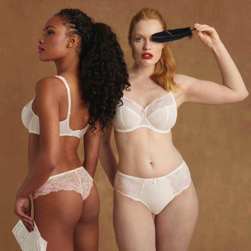 Reggiseno soft Colette speciale coppe grandi Rosa Faia