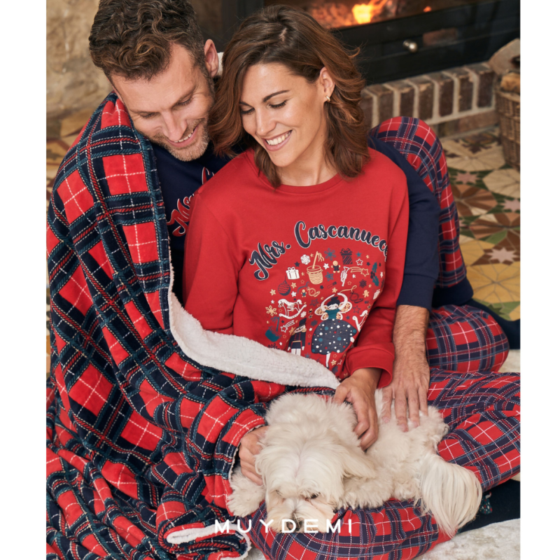 Pigiama natalizio donna Muydemi