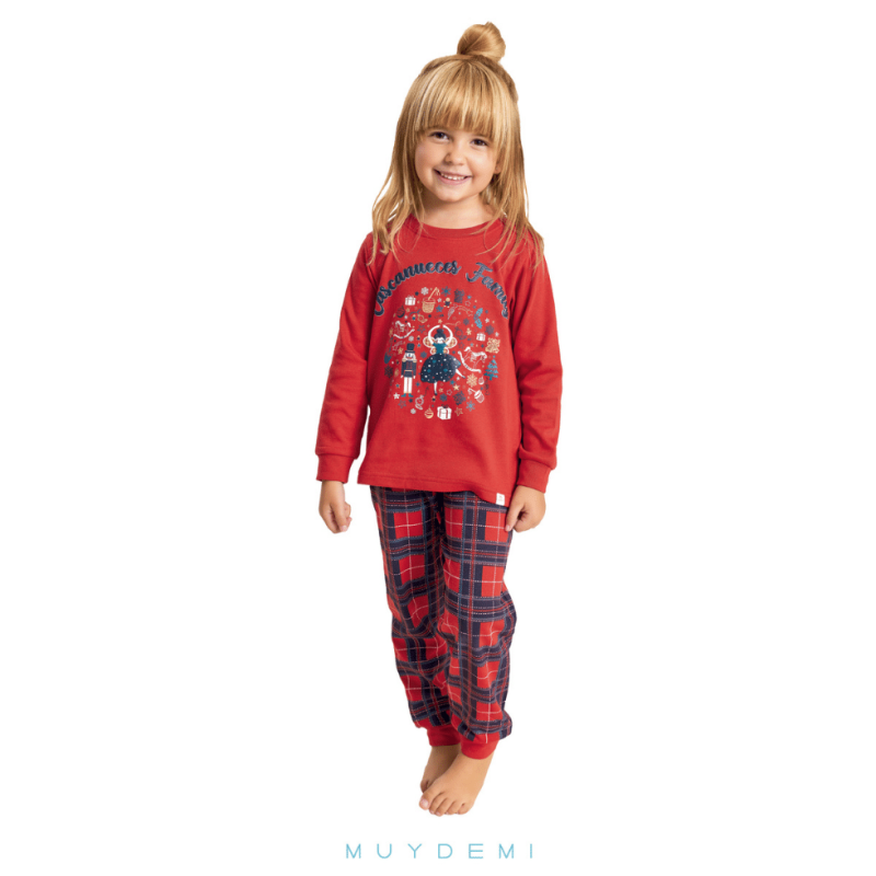 Pigiama bimba-ragazza Natale Muydemi