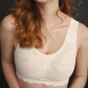 Bralette con coppe imbottite Essential Lace Anita
