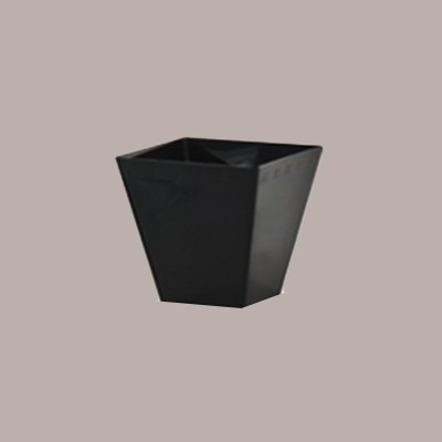 50 Pz Monoporzione ERA 120cc Nero Ps Finger Food Dessert [d145c1ff]