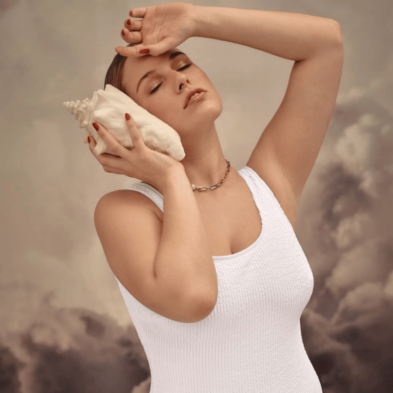 Costume intero bianco Jada Rosa Faia