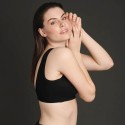 Bralette lycra nero liscia Essential Lace Anita