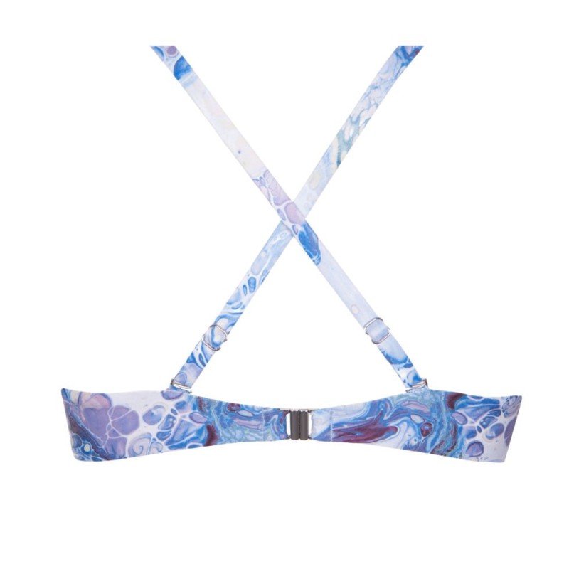 Bikini Push up azzurro Lisca