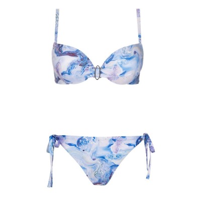 Bikini Push up azzurro Lisca