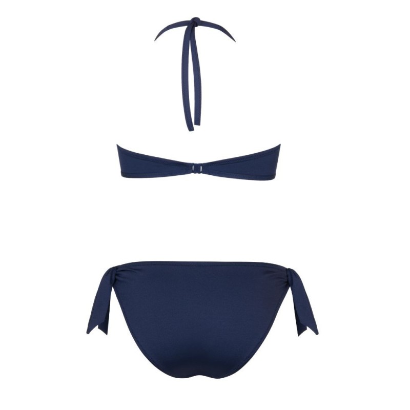 Bikini push-up blu scuro Lisca