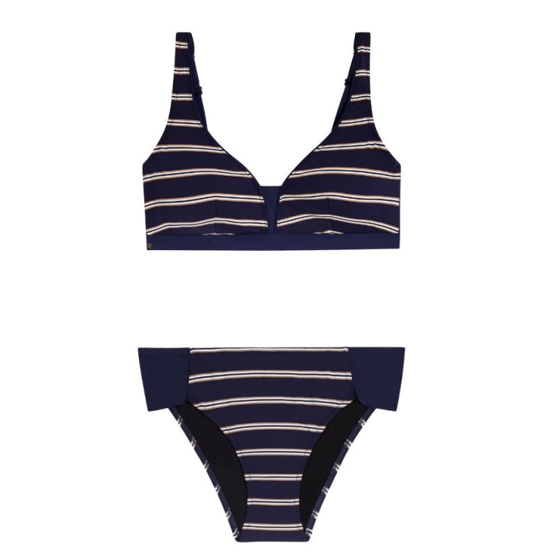 Bikini Tavolara blu righe Bestform