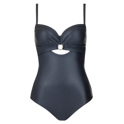 Costume da bagno intero nero Lisca