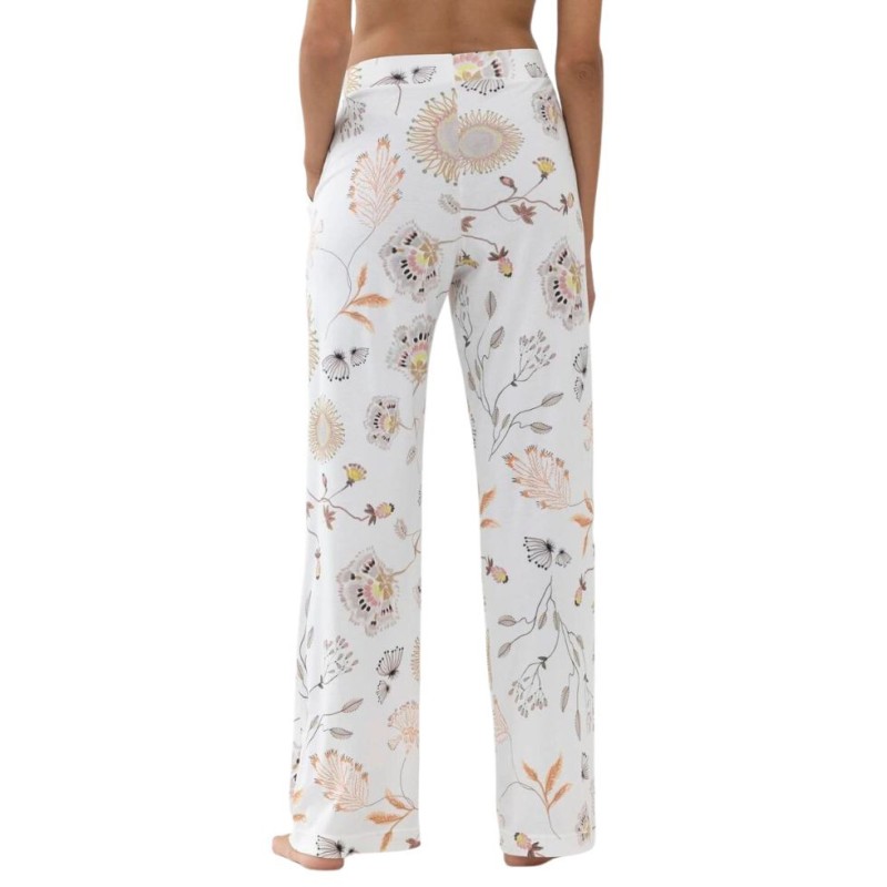 Pantalone pigiama bianco fiori Mey loungewear