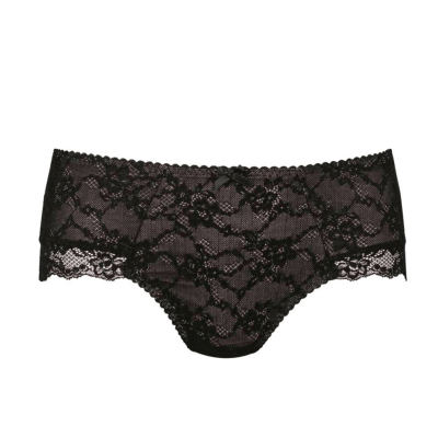 Slip Bobette nero Rosa Faia