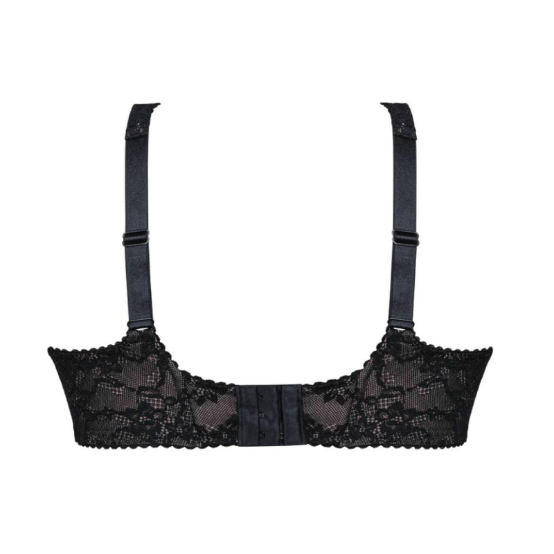 Reggiseno Bobette nero Rosa Faia