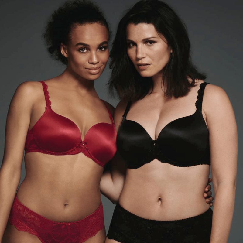 Reggiseno Bobette rubino Rosa Faia