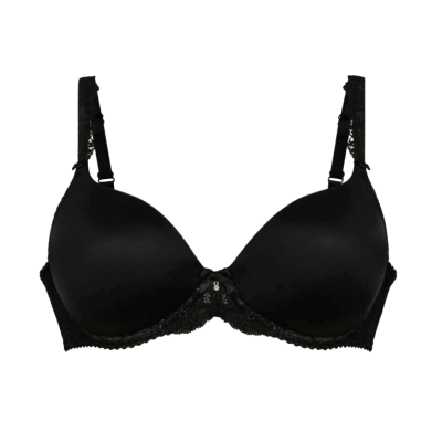 Reggiseno Bobette nero Rosa Faia