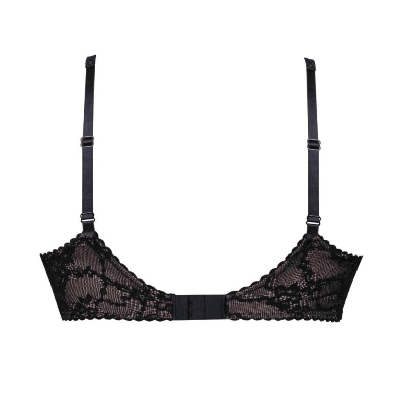 Reggiseno Bobette nero Rosa Faia