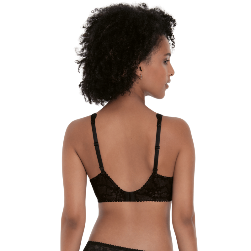 Reggiseno Bobette nero Rosa Faia