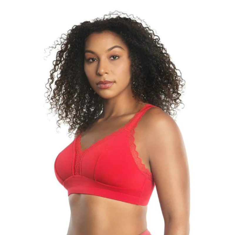 Bralette cotone Dalis rosso