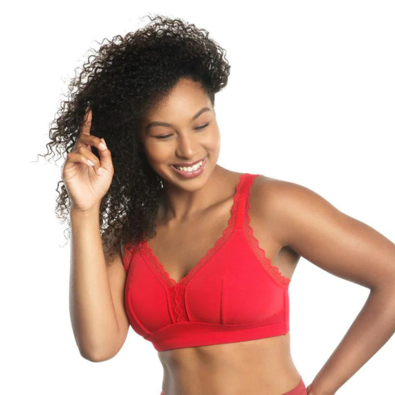 Bralette cotone Dalis rosso