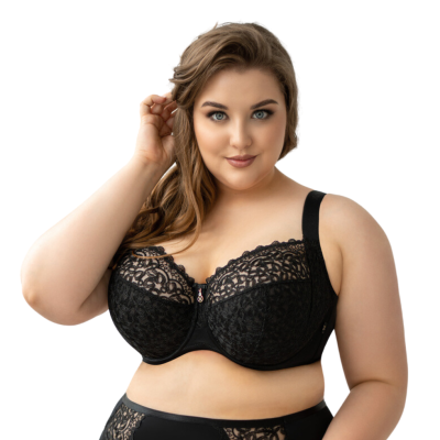 Reggiseno soft Betty nero Kris Line