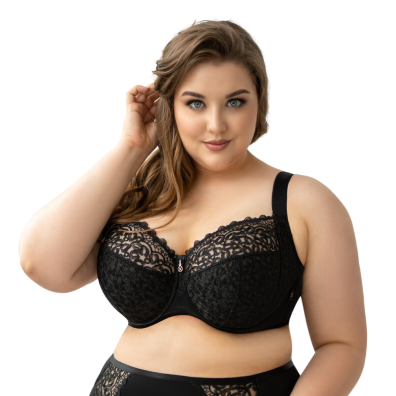 Reggiseno soft Betty nero Kris Line