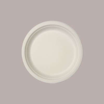 25 Pezzi Piatto Bio Eco Piano Dm26 in Carta Polpa di Cellulosa [85637327]