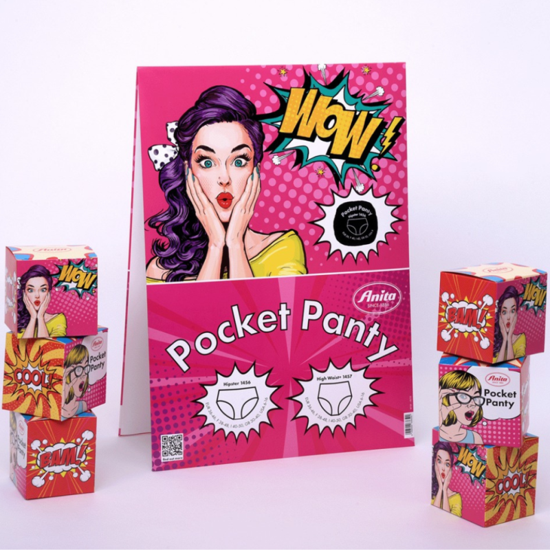 Slip Hipster  taglio laser Pocket Panty