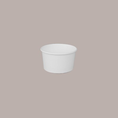 200 Pz Coppetta Gelato Grande Dessert in Carta Bianca 200cc [efb325c2]