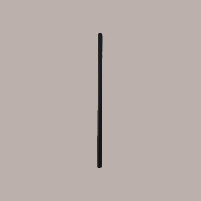250 Pz Cannuccia Dritta PLA Bio Nera Eco Foro 8 mm H210mm [27bea2a8]