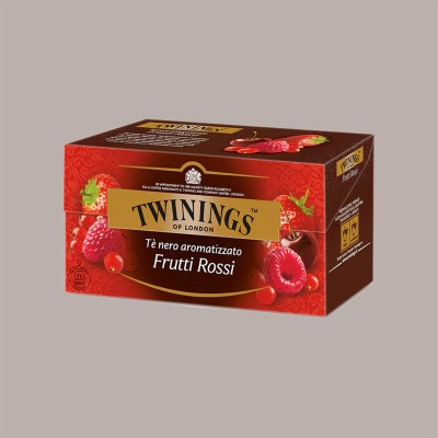 25 Filtri Bustine Tè Nero Aromatizzato Frutti Rossi TWININGS [bdb578b6]