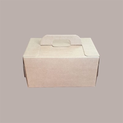 10 Pz Valigetta asporto Grande Cadeaux Manico Carta Avana [a3126e43]