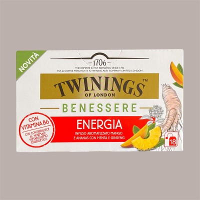 18 Filtri Tisana Infuso Benessere Energia con Vitamina B6 Twinings [66c63a2f]